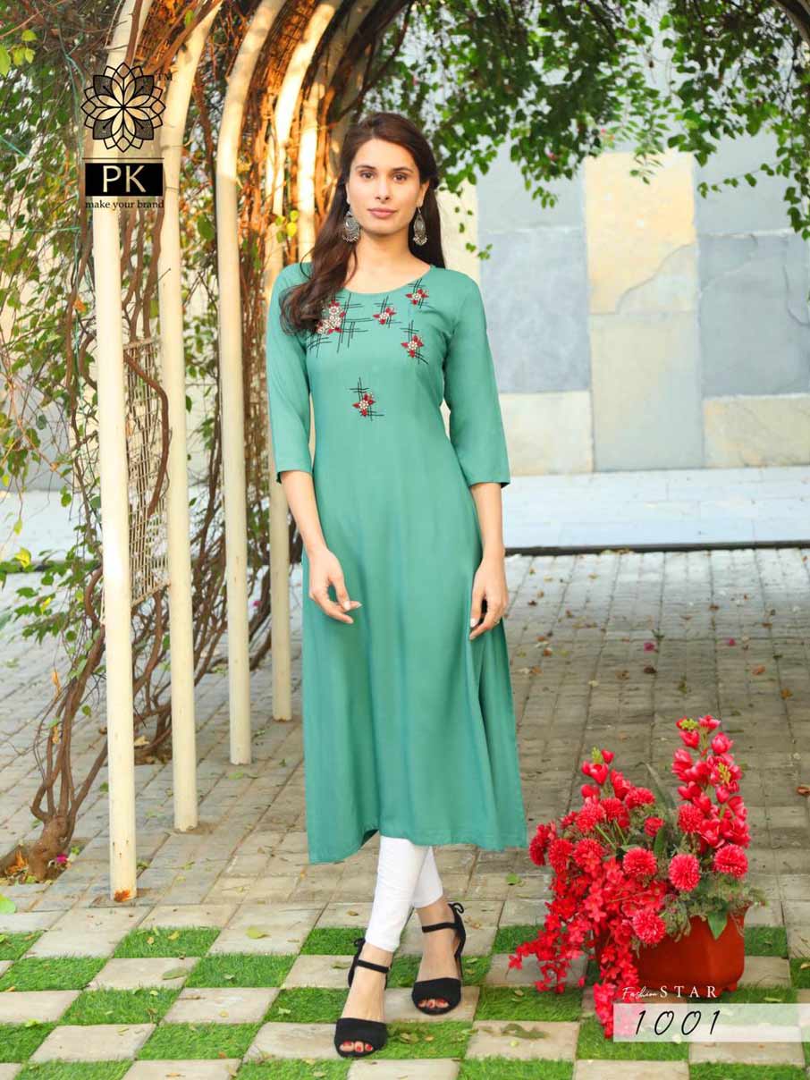 Fashion Star Vol-1 Rayon Designer Kurtis Collection Fashion Star Vol-1 Rayon Designer Kurtis Collection